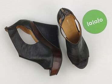 sandaly na koturnie w ccc: Wojas, Sandały damskie, rozmiar 40 — 3