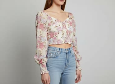 wzory szydełkowe bluzki: Bluzka damska, rozmiar M — 6