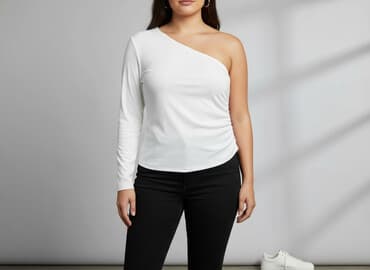 bluzki asymetryczna damskie: Bluzka damska, rozmiar XL — 6