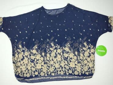 chabrowa bluzki plus size: Bluzka damska, rozmiar One size — 3