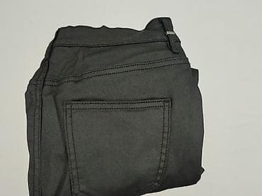 Material trousers for women, size M — 6