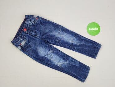 świąteczne spodnie hello kitty: Spodnie jeansowe, Kiki & Koko, 2-3 lat, 98, stan - Idealny — 2