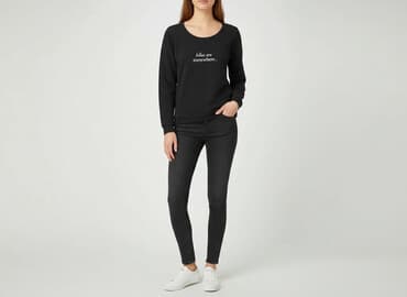 bluza czarna bershka: Esmara, Bluza damska
, rozmiar M — 7