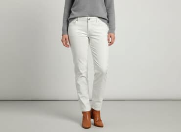 spodnie jeans drill: Spodnie materiałowe damskie, rozmiar XL — 6