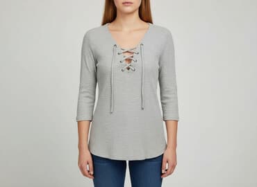 bluzki prazkowane: Cropp, T-shirt damski, rozmiar XS — 7