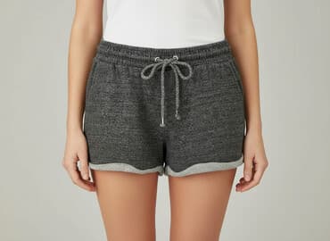 szorty dresowe damskie wysoki stan: Basic, Szorty damskie, rozmiar S — 7