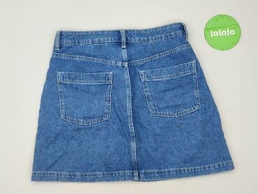 spódniczka jeansowe na guziki: Denim, Spódnica damska, rozmiar M — 3