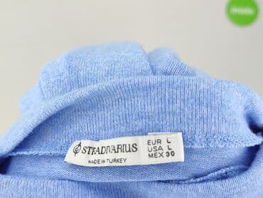 sweter piórkowy na drutach: Stradivarius, Bluzka damska, rozmiar L — 4