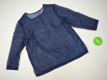 granatowe bluzki: Bluzka damska, rozmiar 2XL — 2