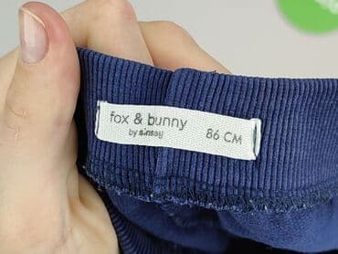 jedwabna kurtka dżokeja: Sweatpants, Fox&Bunny, 12-18 months, condition - Very good — 4