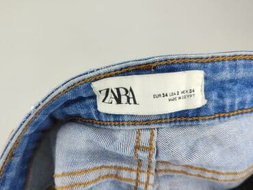 spodnie z poszarpanymi nogawkami zara: Jeansy damskie, rozmiar XS — 4