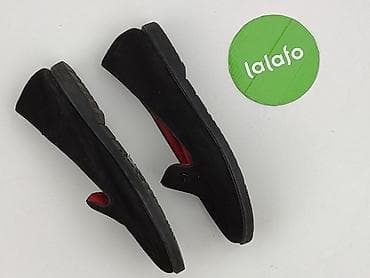 klapki yezzy: Czarne damskie mokasyny/loafery - Rozmiar: 38 (oznaczenie na — 3