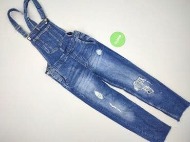 Spodnie: H&M Divided, Ogrodniczki damskie, XS — 3