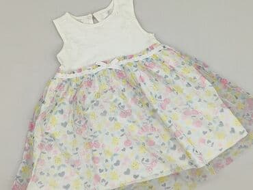 biala sukienka h: Sukienka, 1.5-2 lat, 86-92 cm, stan - Idealny — 1