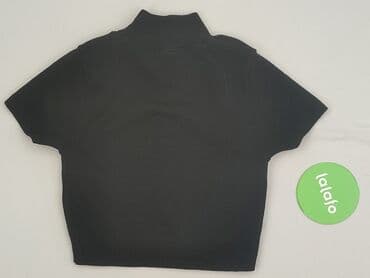 czarne body z długim rękawem zara: Zara, Top damski, rozmiar S — 3