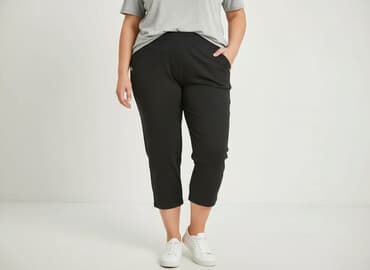 krótkie spodenki dresowe damskie allegro: Spodnie 3/4 damskie, rozmiar 4XL — 6