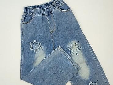 pull and bear sukienki: Spodnie jeansowe, 9 lat, 128/134, stan - Bardzo dobry — 1