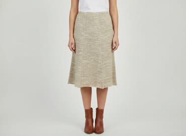 spódnice długie beżowa: Spódnica damska, rozmiar S — 6