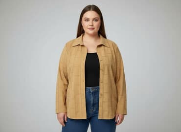 kurtka koszulowa z frędzlami: Women`s shirt, size 4XL — 1