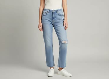 dżinsy girlfriend hm: H&M, Jeansy damskie, rozmiar XS — 7