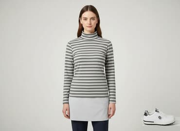 mohito sweter w paski: Atmosphere, Golf damski, M — 6