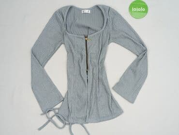 koszulka z długim rękawem w paski: T-shirt damski, rozmiar S — 2