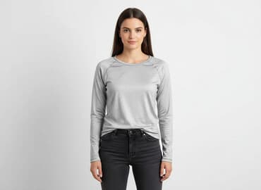 bluzy damskie duże rozmiary: Silver, T-shirt damski, rozmiar One size — 8