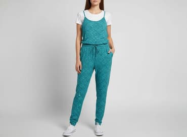 plisowane kombinezony: Kombinezon damski, rozmiar M — 5