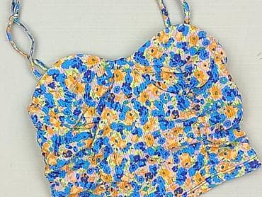 bluzki z haftem riszelie: PULL&BEAR, Top damski, rozmiar XS — 1