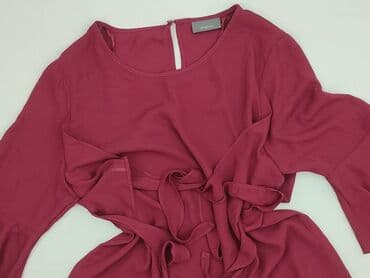 sweter piórkowy na drutach: Yessica, Bluzka damska, rozmiar L — 1