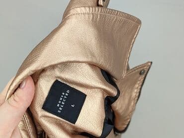 marynarka z eko skóry sinsay: Selected Femme, Kurtka skórzana damska, L — 5