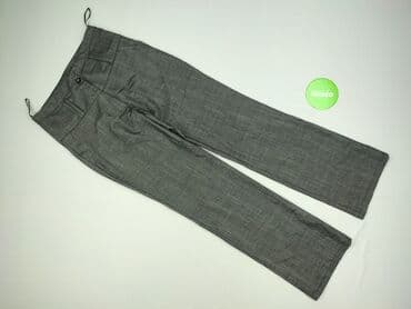 jeansy damskie podarte: Material trousers for women, size S (EU 36) — 2