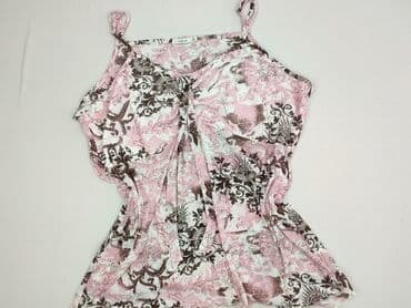 bluzki z gumką na dole plus size: Top damski, rozmiar 3XL — 3