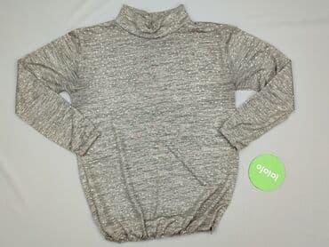 sweter z tiulowymi rękawami: Golf damski, rozmiar M — 2