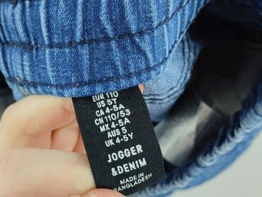 spodnie ze stopkami: Spodnie jeansowe, H&M, 4-5 lat, 104/110, stan - Bardzo dobry — 4