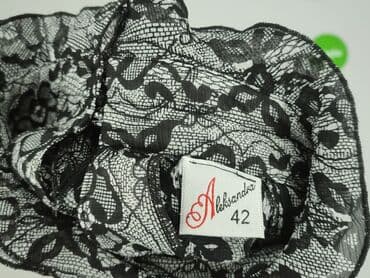 koronkowy top pod marynarkę: Bluzka damska, rozmiar M — 4