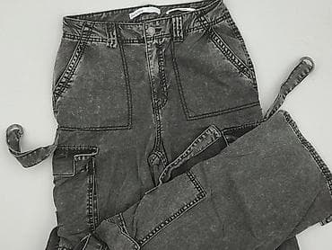 Bershka, Spodnie cargo damskie, rozmiar M