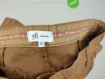 spodnie woskowane brązowe reserved: Reserved, Material trousers for women, size XS — 5