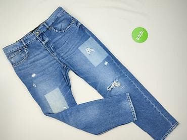 patchworkowe jeansy: Jeansy dla mężczyzn, rozmiar L — 2