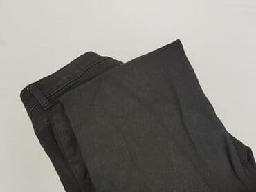 dżinsy z wysokim stanem czarne: Denim, Jeansy damskie, M — 6
