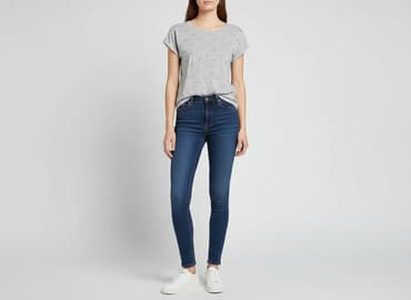 sinsay kapcie koty: Sinsay, T-shirt damski, rozmiar S — 1