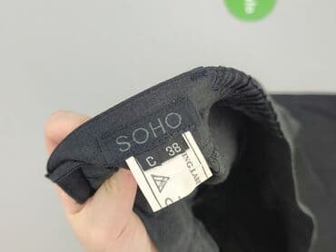 eleganckie spodnie z bluzka na wesele: SOHO, Spodnie materiałowe damskie, M — 4