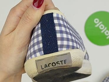 klapki na ostrogi piętowe allegro: Lacoste, Trampki damskie, rozmiar 37 — 6