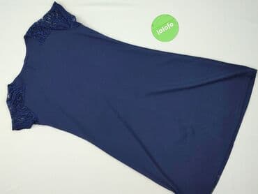 granatowa sukienka z białym kołnierzykiem: Sukienka damska, rozmiar S — 3