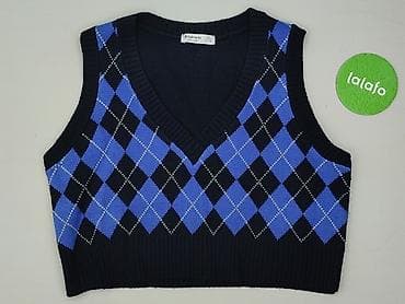 sweter dekolt v: Stradivarius, Kamizelka damska, rozmiar S — 2