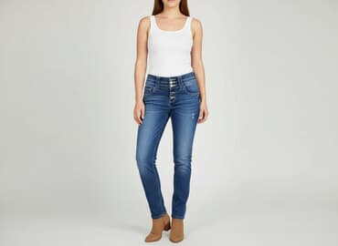 jeansy ralph lauren damskie: Miss RJ, Jeansy damskie, rozmiar L — 7