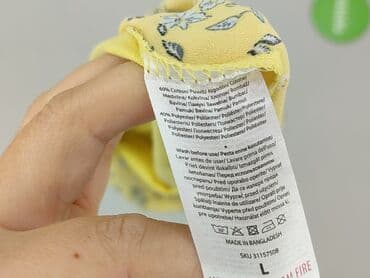 bluzka żółta w czarne paski: Beloved, Top damski, rozmiar L — 6