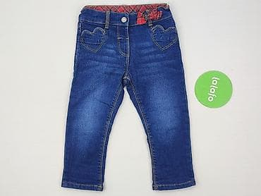 cn 16574a: Spodnie jeansowe, Baby club, 12-18 miesięcy, stan - Idealny — 2