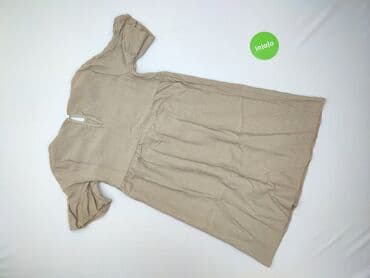 sukienki beżowa midi: Sukienka damska, rozmiar One size — 4