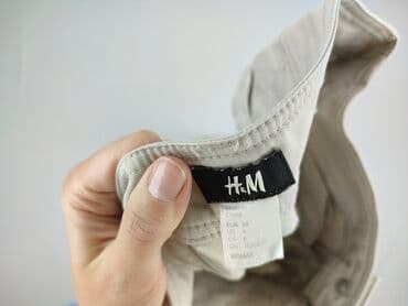 h m spodnie z rozszerzanymi nogawkami: H&M, Spodnie materiałowe damskie, rozmiar S — 5